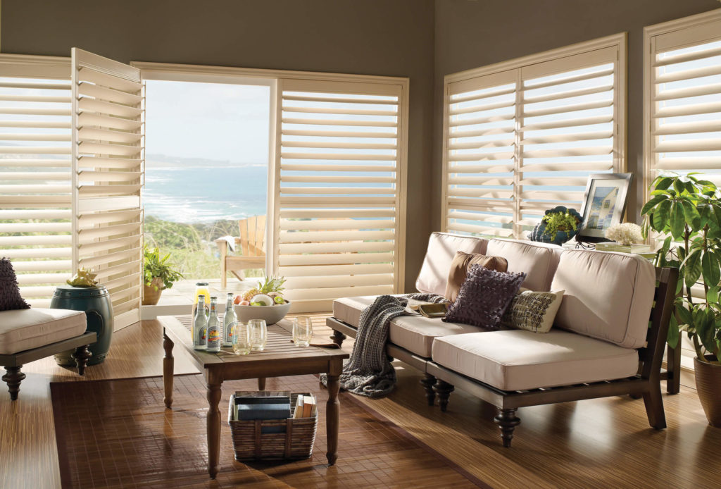 Living Room Shutters 4 Window Shutters, bamboo blinds, Window Blinds, plantation shutters, bathroom blinds, basswood
